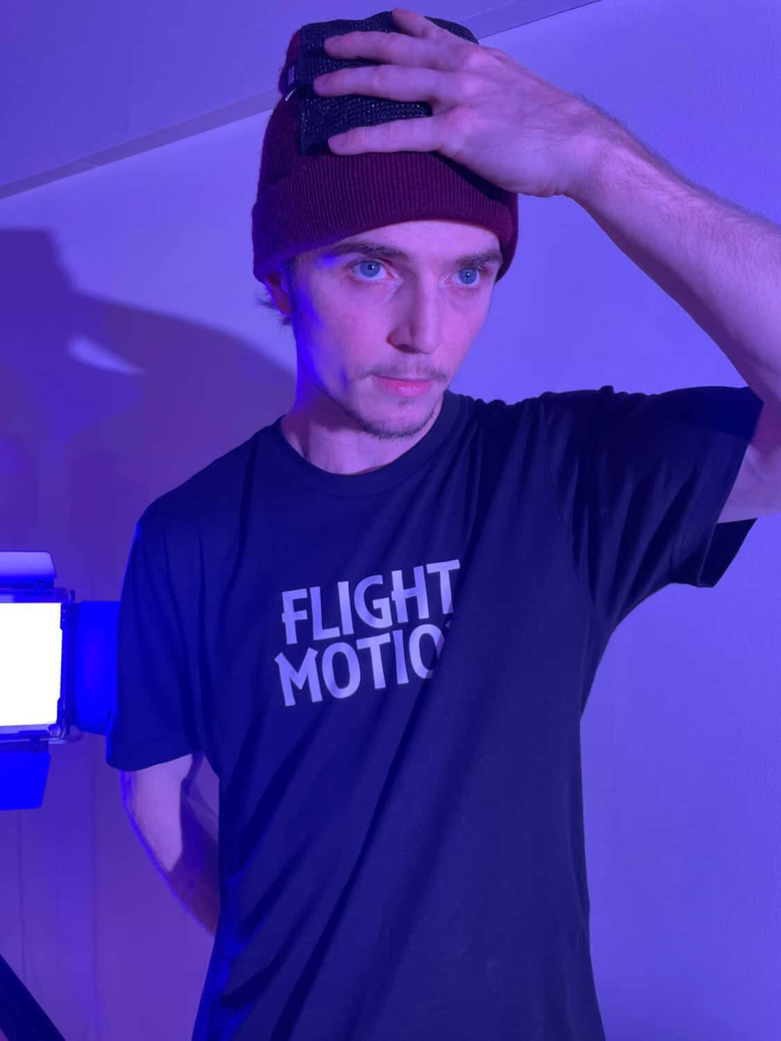FLIGHT MOTION TEE - Black